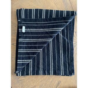 Split P Black and Cream Farmhouse Ticking Striped 15x70” Table Runner